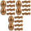 30 Stuks Gouden Plastic Vullbare Eieren Snoep Doosjes 3