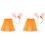 2 Sets Kinderjurk Konijnenkopbandje 2