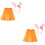 2 Sets Kinderjurk Konijnenkopbandje 6