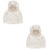 2 Baby Jasje 80 Cm, Wit, Winter 6