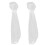 Witte Afneembare Mesh Arm Sleeves Dames Zonnige 1