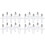 2 Sets Mini Wensflessen Kruisvorm Hangende Hangers 4