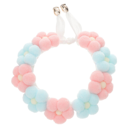 Handgeknoopt Halsband Met Bloemvorm Accessoire