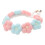 Handgeknoopt Halsband Met Bloemvorm Accessoire 4