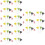 108 Stuks Party Blazer Plastic Geluidmakers Juichattributen 7