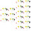 108 Stuks Party Blazer Plastic Geluidmakers Juichattributen 6