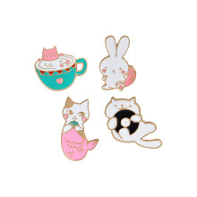 8 Drip Kraagpen Broche Cartoon Platen Reverspeld Insigne
