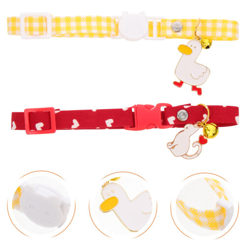 2 Decoratieve Kattenhalsband Met Ontwerp 2