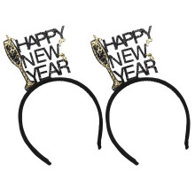 10 Happy New Year Stirnbänder Für