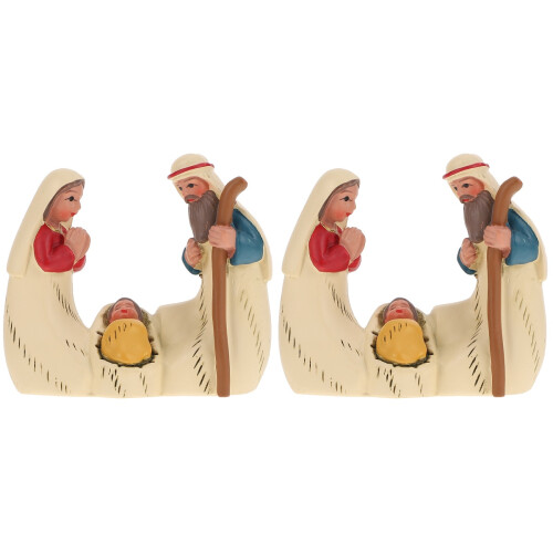 2 Mini Heilige Krippe Figur Für Zuhause 1