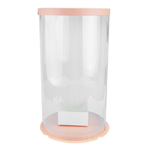 2 Valentinstag Blumenstrauß Box Transparente Verpackung