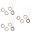 12 Foto Locket Hanger Legering Ingelegd 7