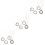 12 Foto Locket Hanger Legering Ingelegd 5