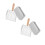 2 Sets Kattenspuit Met Houders Kattebak Van Metaal 8