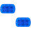 2Stk Silikon -Form 6-Ei Muffin-Festtags-Gebäckform 6