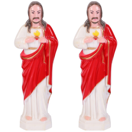 2 Jesus Statue , Katholische Ornament 2