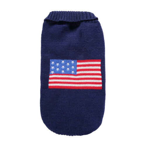 2Stk. American Flag Strickpullover Für Welpen (Xxs)