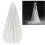 Simple Lange Trouwsluier Met 5 Meter Beige 5