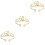 3Stk Damen Krone Tiara Mit Kopfschmuck 10