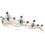 3Teiliges -Tiara-Krone -Stirnband Brauthaar- 1
