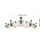 3Teiliges -Tiara-Krone -Stirnband Brauthaar- 2