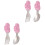 4 Baby Siliconen Handvat RVS Cartoon 4
