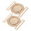 4 Stuks Zinklegering Riembuikels Interlock Decoratieve Buikels 11