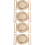 4 Stuks Zinklegering Riembuikels Interlock Decoratieve Buikels 5