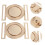 4 Stuks Zinklegering Riembuikels Interlock Decoratieve Buikels 10