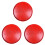 3 Holz Tablett Rund Durchbrochen Tee Zubehör Rot 2