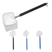 4Stk Garnelen : Verstellbarer Edelstahlgriff 18-55 Cm, Feinmaschig
