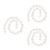 72Pcs White Beads DIY Jewelry Making Kit for Bracelets 7