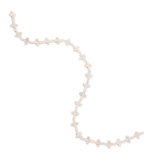 72Pcs White Beads DIY Jewelry Making Kit for Bracelets 2