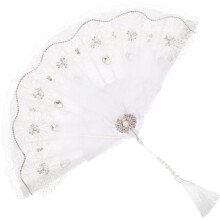 3Stk Plume Faltfächer Cheongsam Tanzfächer
