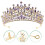 2Stück Krone Für Braut Haarschmuck 8