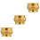 3 Räucherstäbchenhalter Wohnaccessoire (Roségold) 6