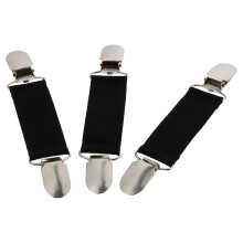 2 Sets 3Teilige Pullover Clips Kleidungs Ketten Schal Schnallen