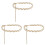 3- . Imitat Perlenkette Taillenschmuck Weiß 2