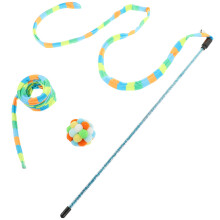 5 Sets Teasing-Wand Katzenspielzeug Mit Schnur Und Anhänger