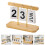 2Stk. Tischkalender Ornament Countdown Wiederverwendbar 11
