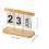 2Stk. Tischkalender Ornament Countdown Wiederverwendbar 4