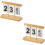 2Stk. Tischkalender Ornament Countdown Wiederverwendbar 9