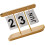 2Stk. Tischkalender Ornament Countdown Wiederverwendbar 3