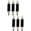 2 Sets 3Teilige Pullover Clips Kleidungs Ketten Schal Schnallen 8