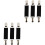 2 Sets 3Teilige Pullover Clips Kleidungs Ketten Schal Schnallen 4