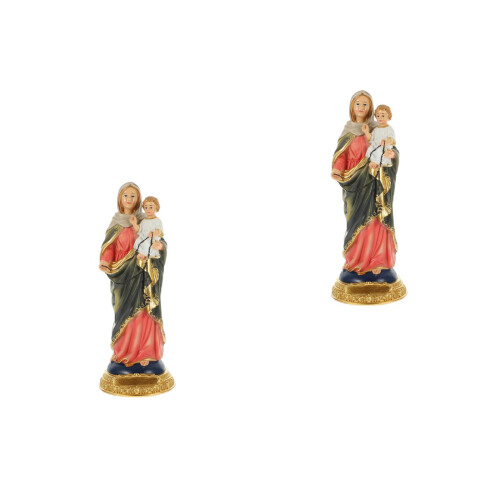 2Stk Virgin Mary Statue Aus Harz Desktop 2