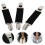 2 Sets 3Teilige Pullover Clips Kleidungs Ketten Schal Schnallen 9