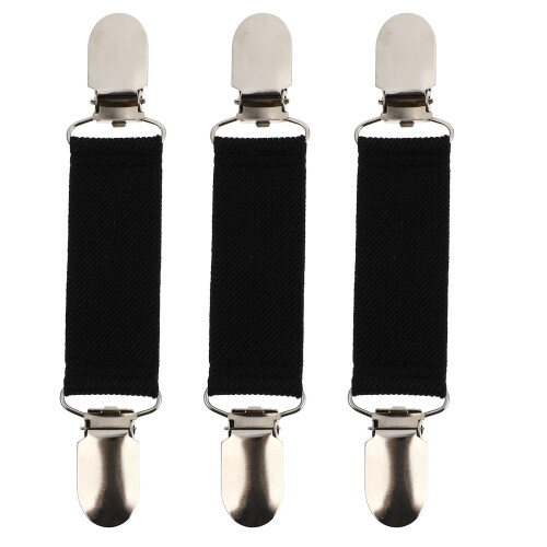 2 Sets 3Teilige Pullover Clips Kleidungs Ketten Schal Schnallen 1