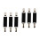 2 Sets 3Teilige Pullover Clips Kleidungs Ketten Schal Schnallen 5