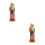 2Stk Virgin Mary Statue Aus Harz Desktop 4